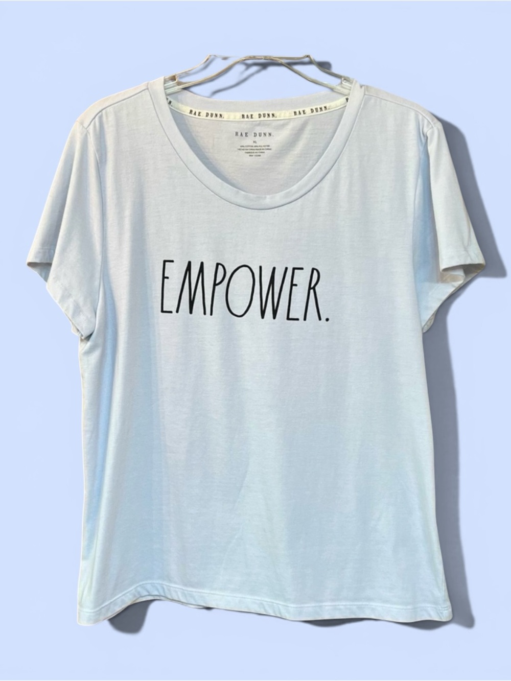 RAE DUNN Women's T-shirt EMPOWER Icon Sz XL‎ EUC $5 ADD ON with $15+ Bundle